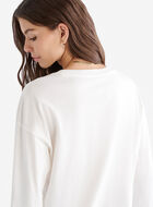 T-shirt à manches longues en coton bio Cooper pour femme