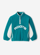 Chandail sport à col à demi-glissière en micromolleton pour tout-petits