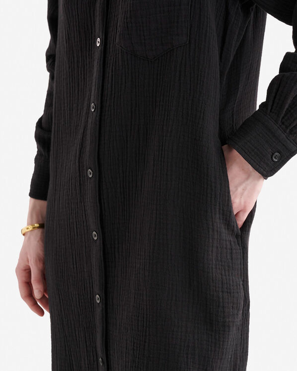 Isla Cotton Gauze Shirt Dress Isla Cotton Gauze Shirt Dress