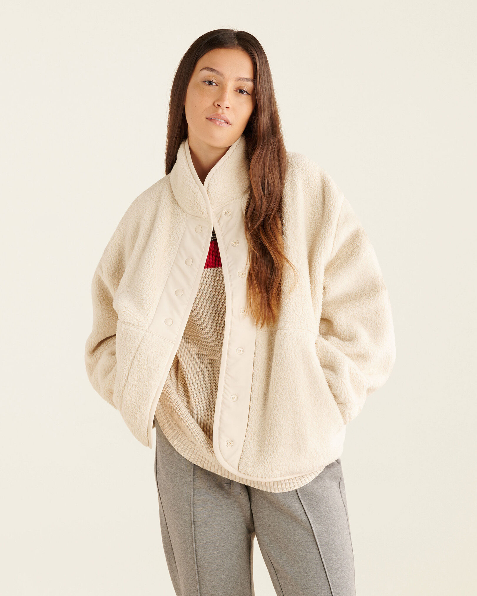 Sherpa fleece for store women