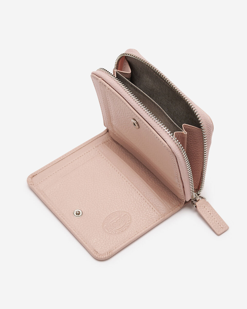 Petite pochette à glissière en cuir Cervino