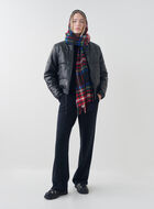 Cropped Leather Puffer Vegetal