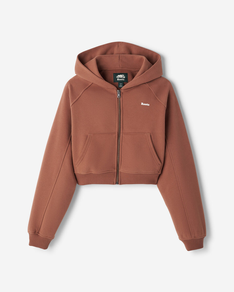 Summer Cloud Cropped Full Zip Hoodie