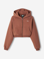 Summer Cloud Cropped Full Zip Hoodie