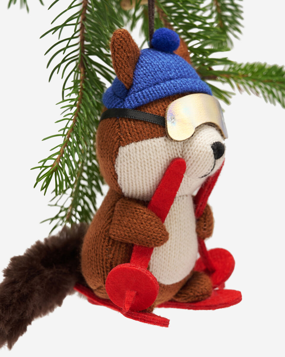 Skiing Squirrel Ornament