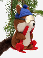 Skiing Squirrel Ornament