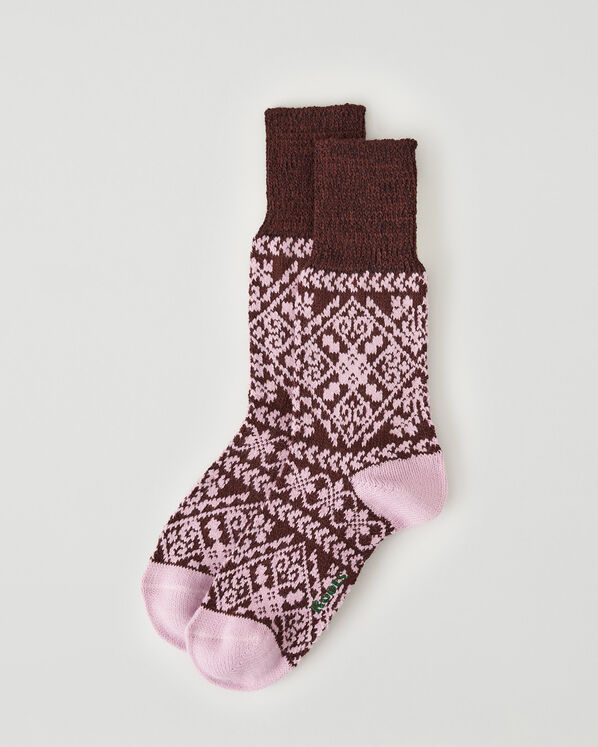 Adult Fair Isle Sock