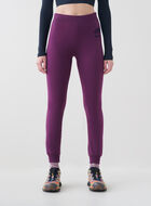 Legging douillet à cheville côtelée en coton bio Cooper