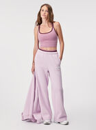 Pantalon molletonn&eacute; en coton biologique &agrave; jambe large Cooper 