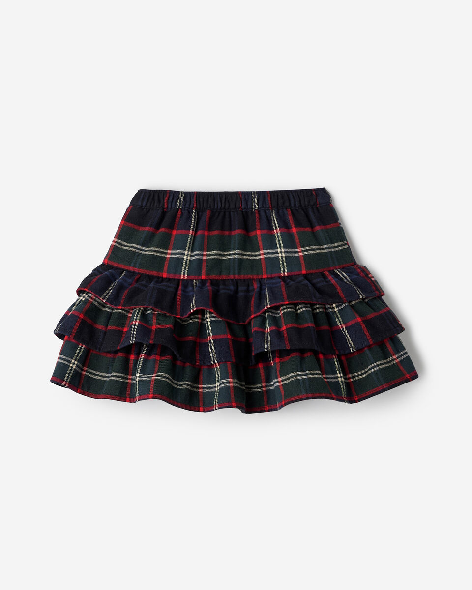 Toddler Girls Plaid Skirt