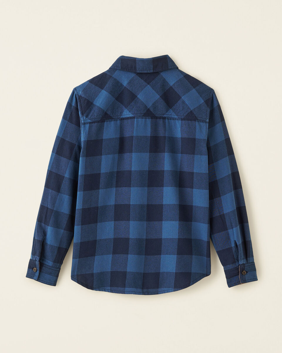 Kids Relaxed Park Plaid Shirt