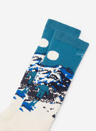 Adult Landscape Intarsia Sock