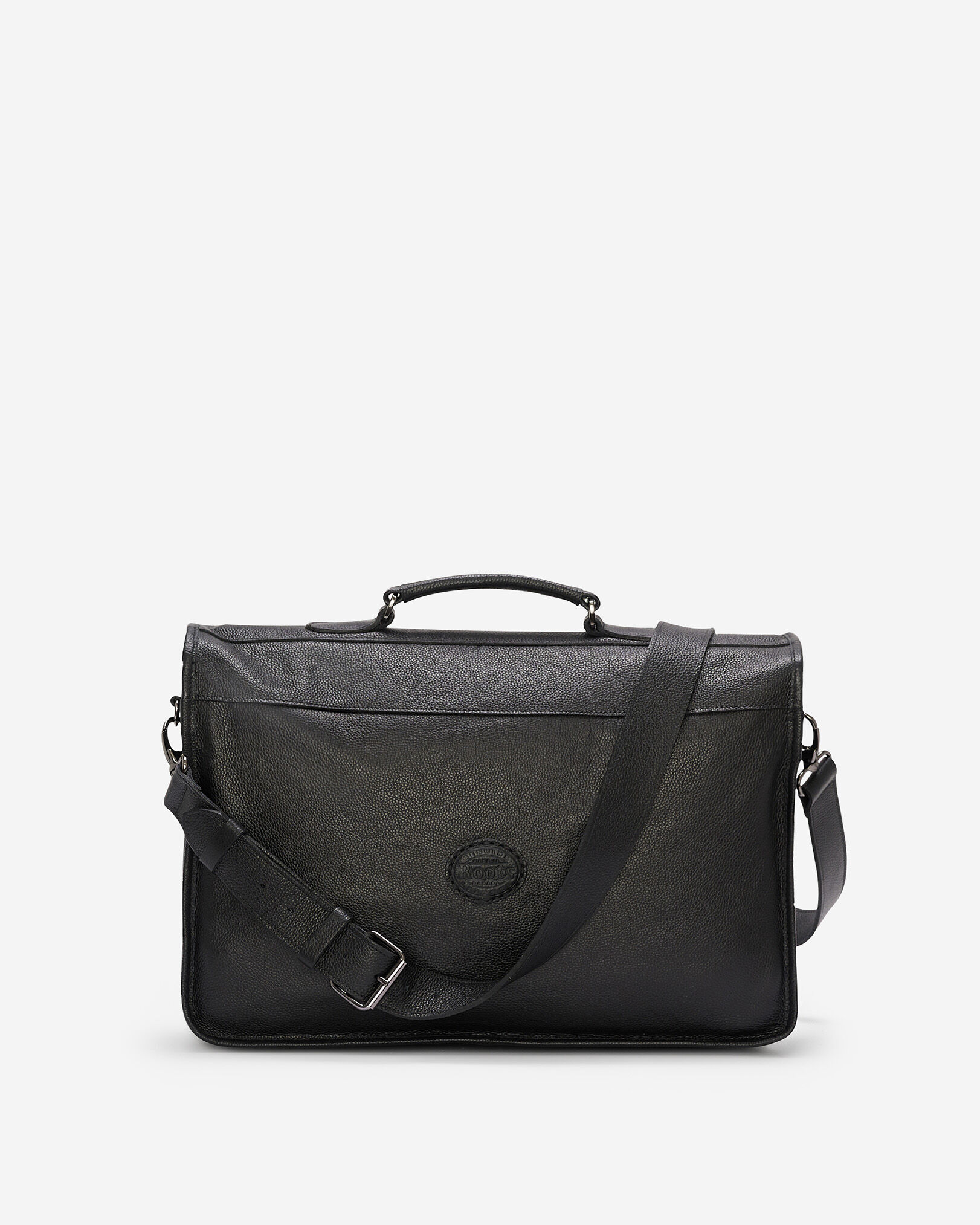 Roots leather laptop bag online
