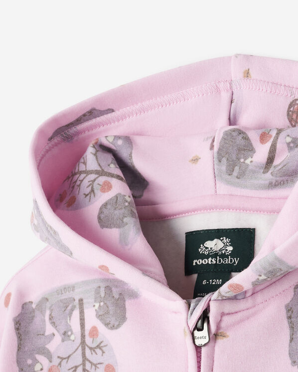 Barboteuse &agrave; capuchon Ours douillet pour b&eacute;b&eacute;s
