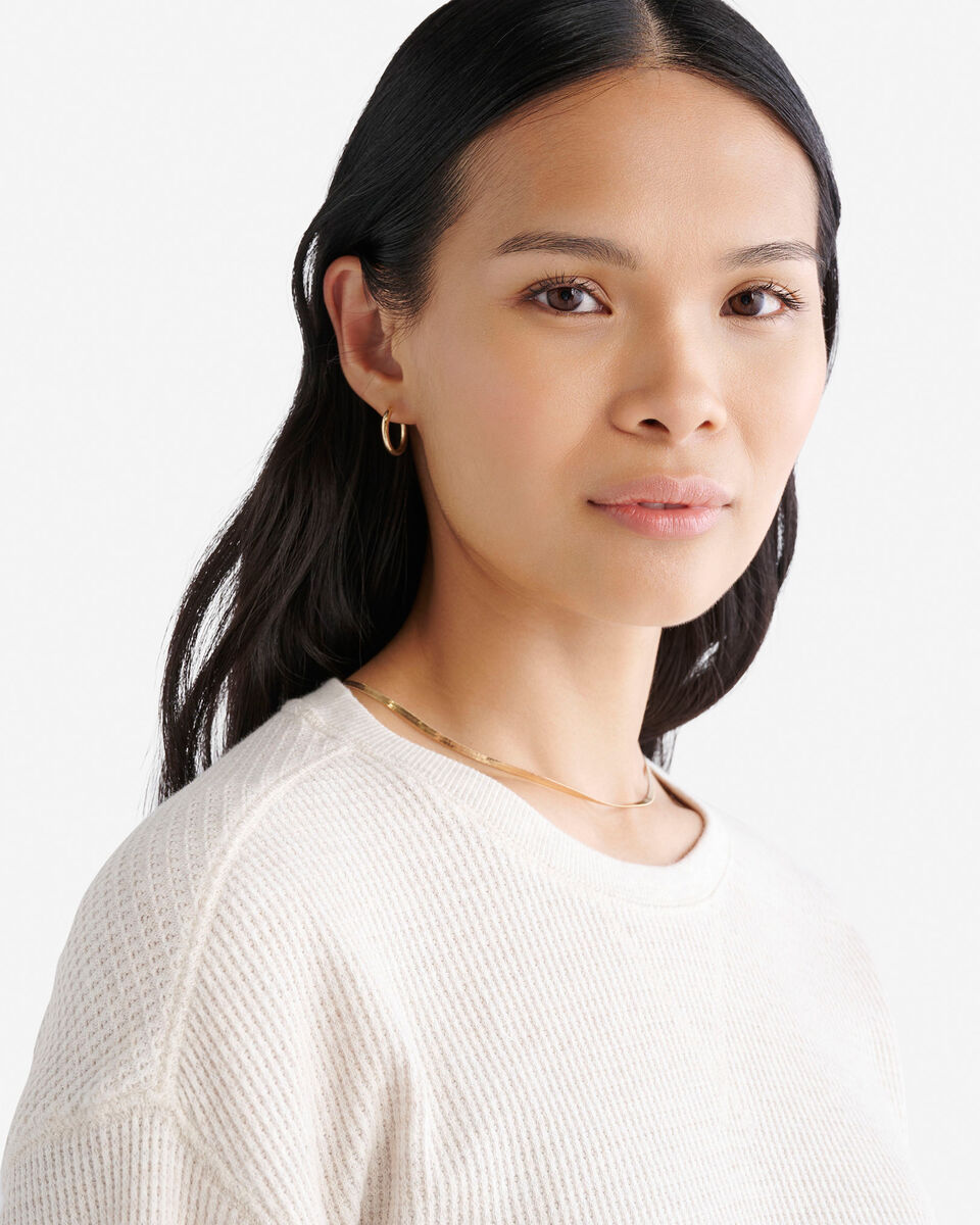 Waffle Long Sleeve Top