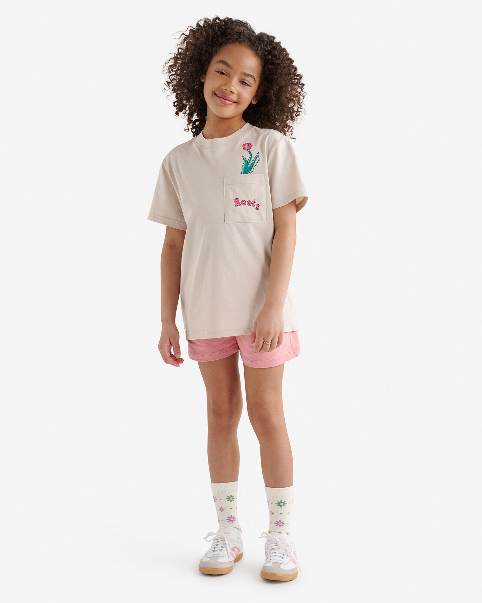 T-shirt décontracté à poche pour enfants