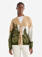 Landscape Intarsia Cardigan