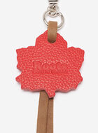 Porte-cl&eacute;s Feuille d&rsquo;&eacute;rable en cuir Tribe