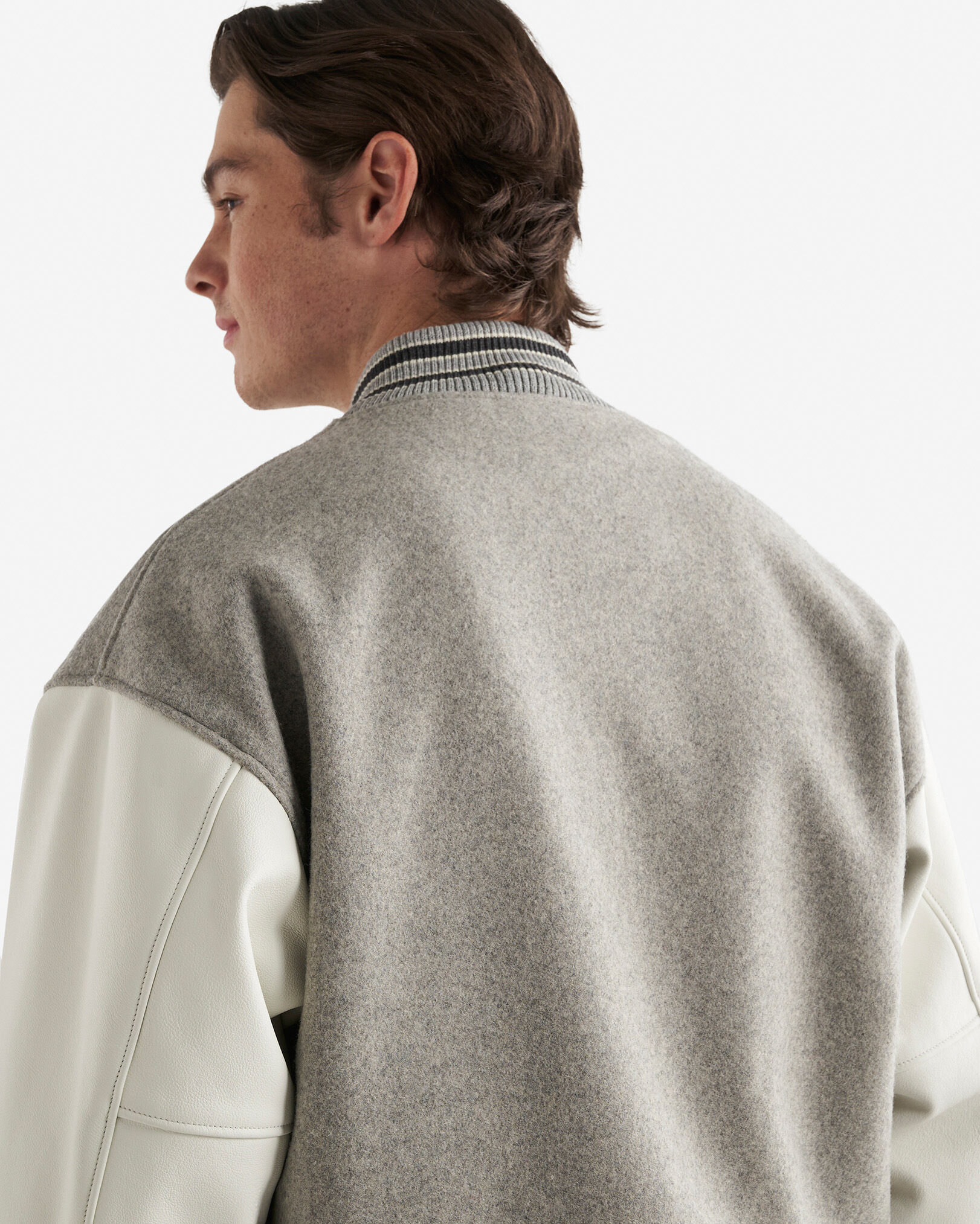 Blouson universitaire rétro Mathews