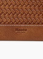 Zip Around Clutch Woven