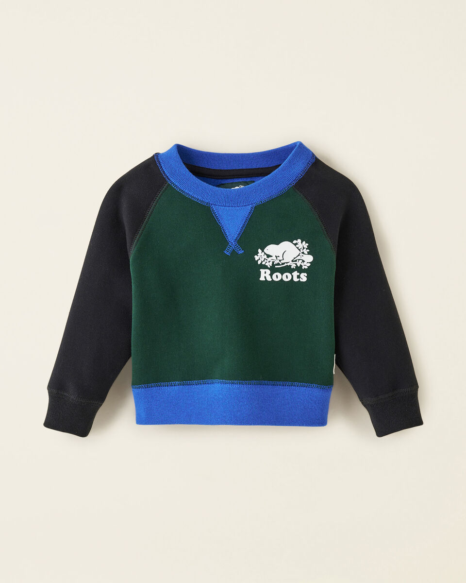 Baby Organic Original Relaxed Blocked Crew Sweatshirt