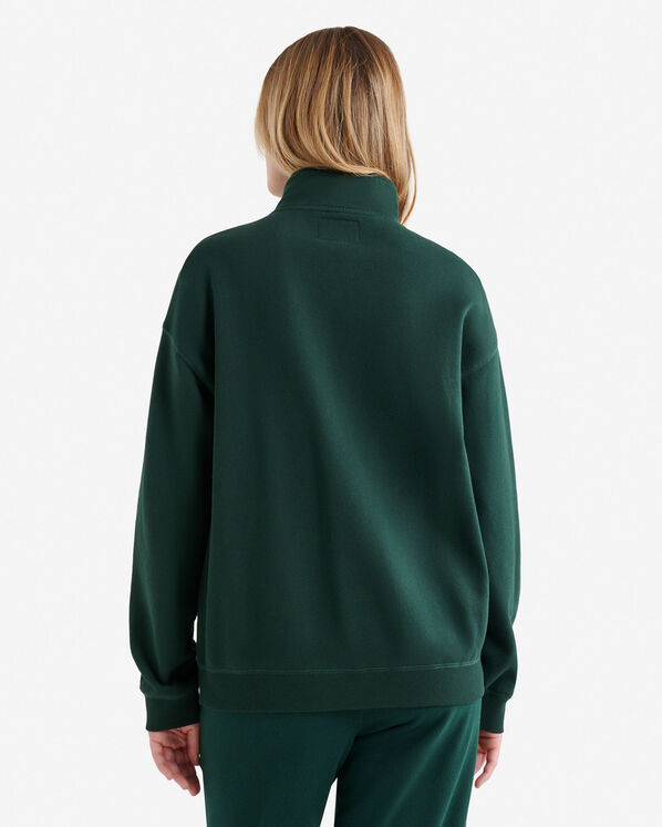 Chandail &agrave; col &agrave; glissi&egrave;re d&eacute;contract&eacute; Cooper en coton bio