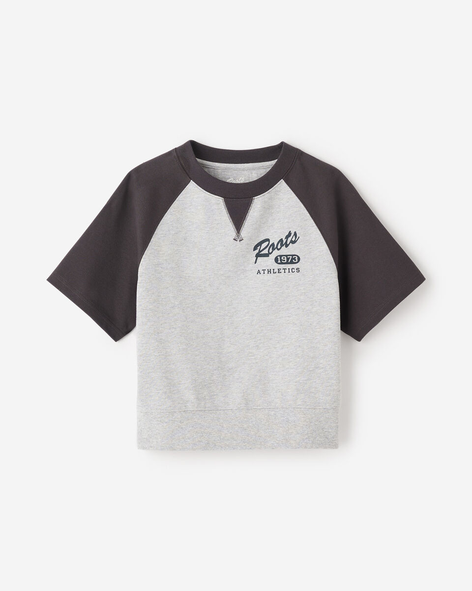 Kids Warm-Up Cut Off Crew Sweatshirt