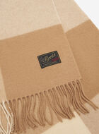 Écharpe en laine à carreaux