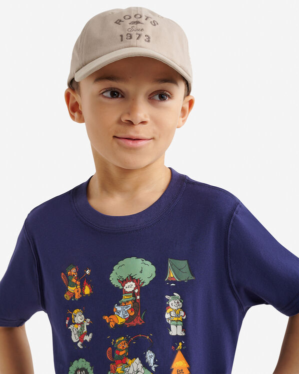 T-shirt Camp phosphorescent pour enfant