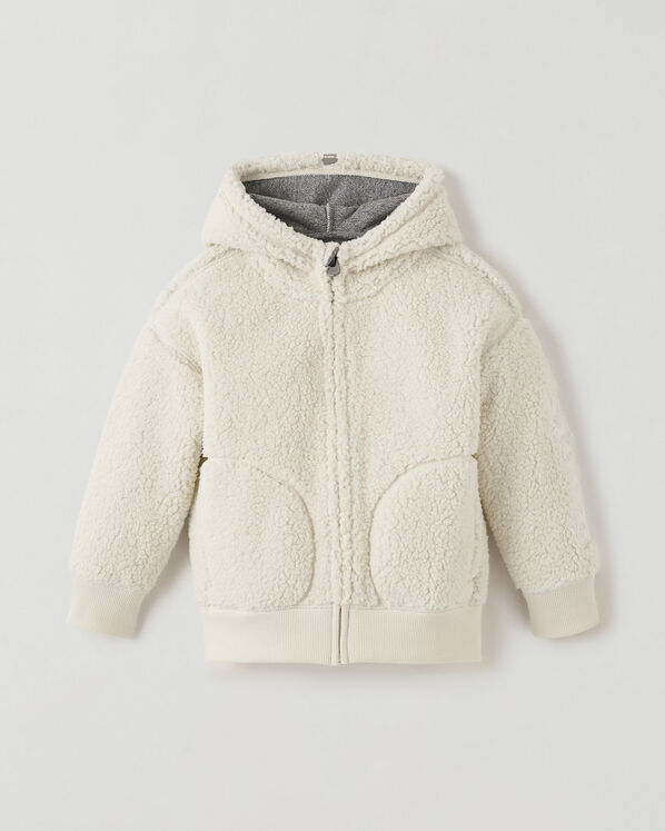 Toddler Shearling Fleece Relaxed Zip Hoodie