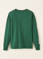 T-shirt à manches longues décontracté Beaver Canoe pour homme 