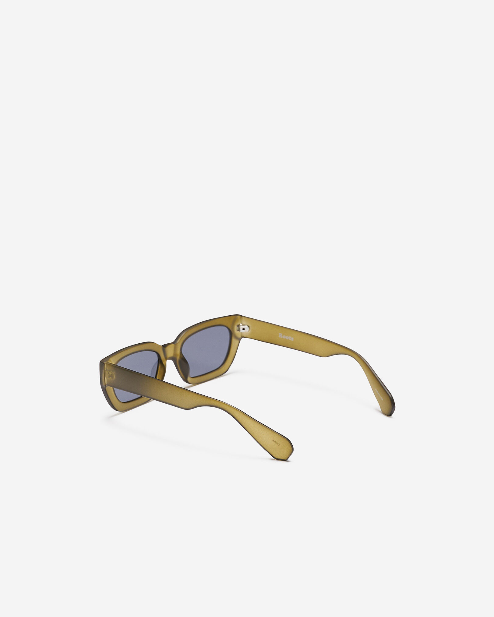 Plastic Slim Cat-Eye Frosted Sunglasses