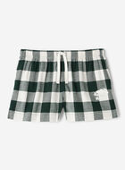 Short de pyjama &agrave; carreaux pour femme