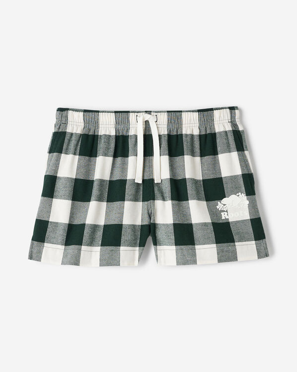 Short de pyjama &agrave; carreaux pour femme