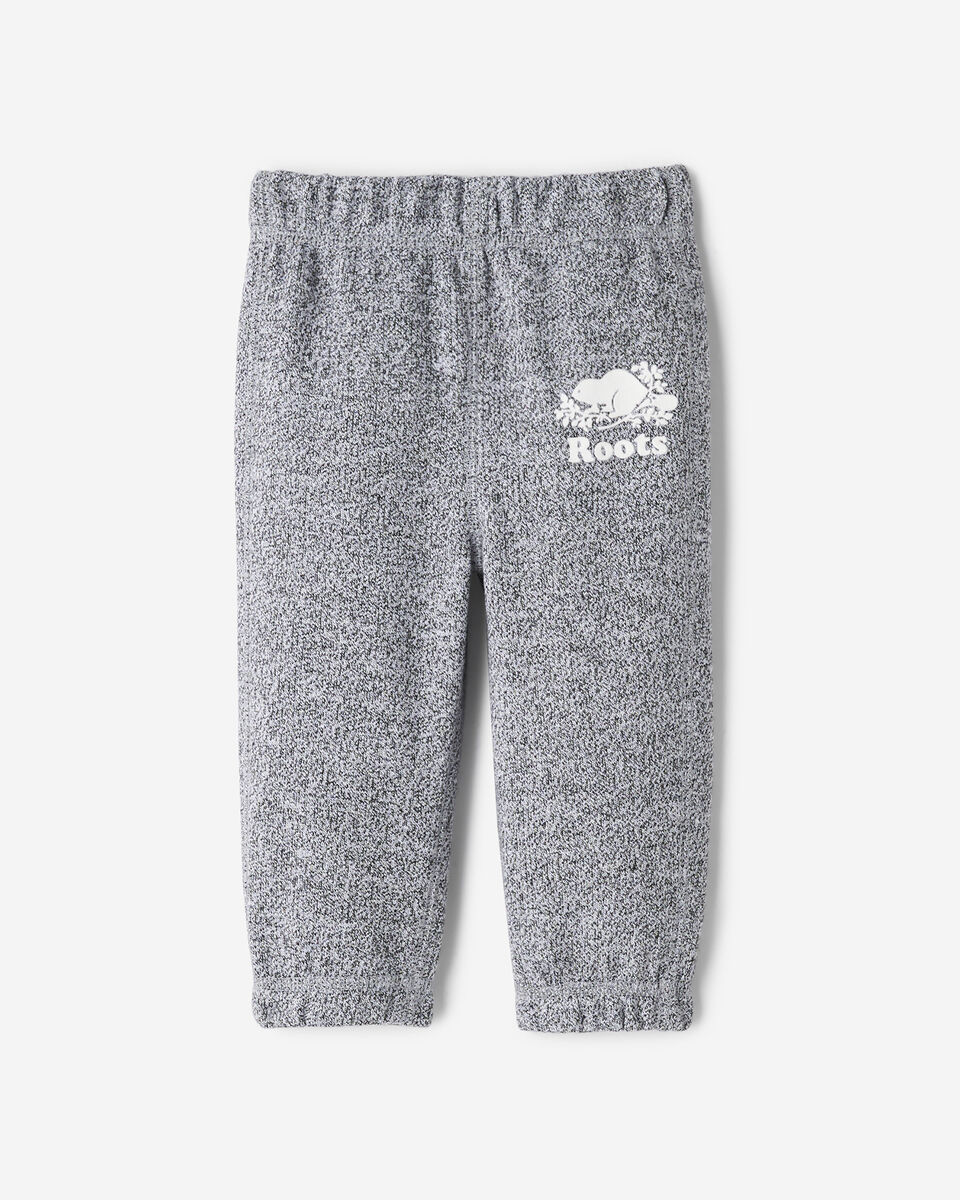 Pantalon original en molleton de coton bio Roots pour bébés