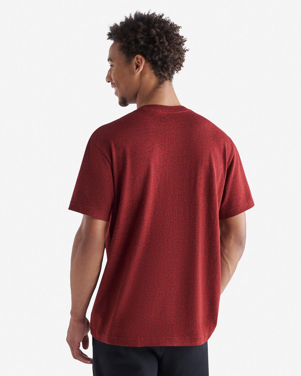 T-shirt poivré en coton bio pour hommes