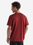 T-shirt poivré en coton bio pour hommes