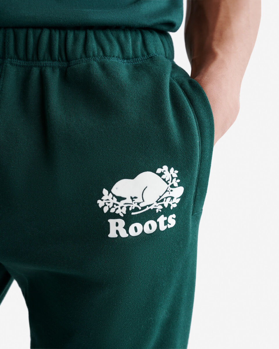Pantalon ajusté en molleton de coton bio Park