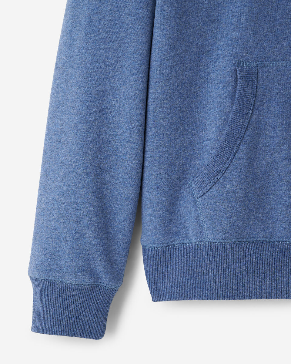 Chandail kangourou original &agrave; capuchon en jersey bouclette en coton bio