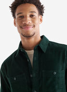 Chemise de travail en velours côtelé