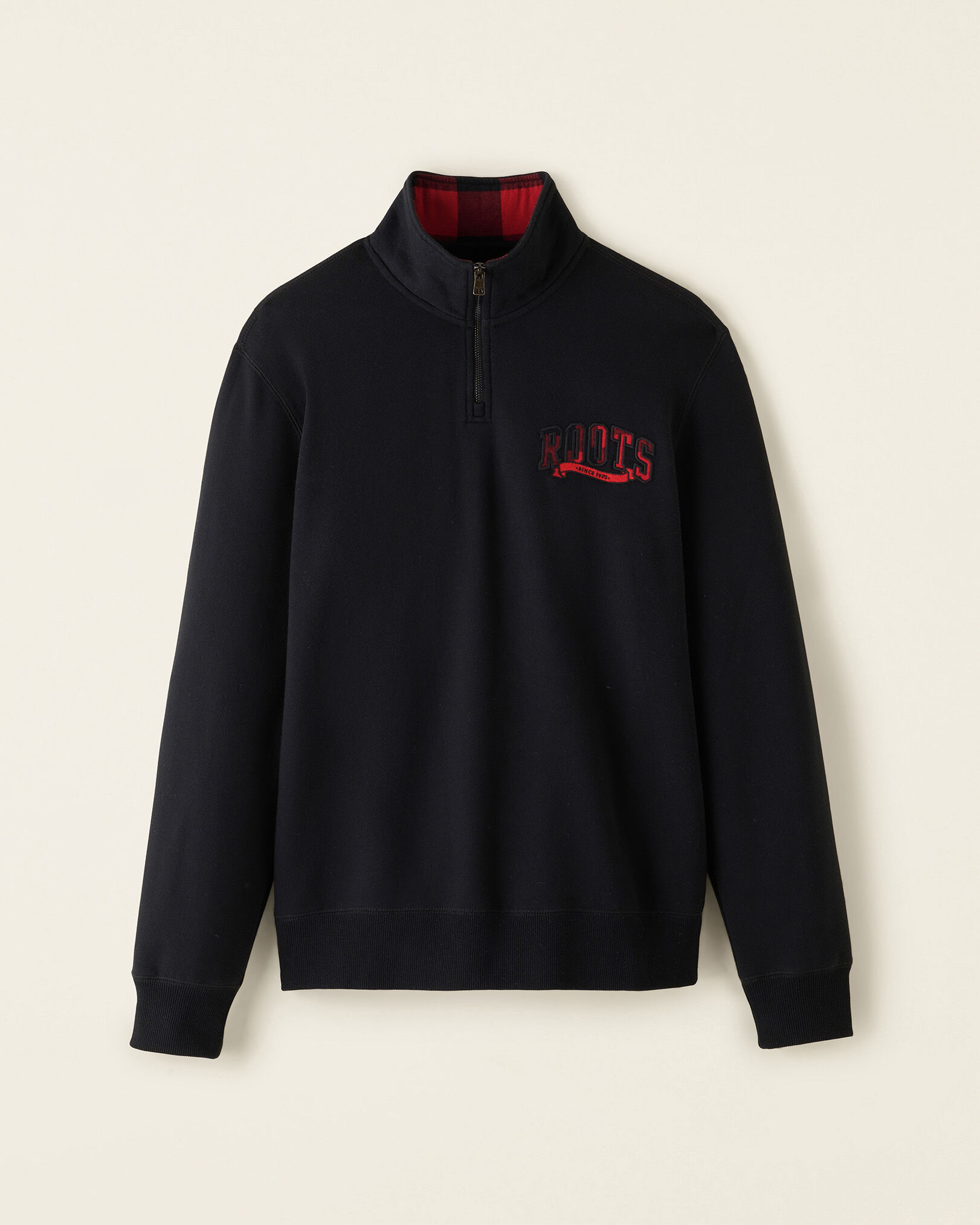 Half zip sweater roots discount