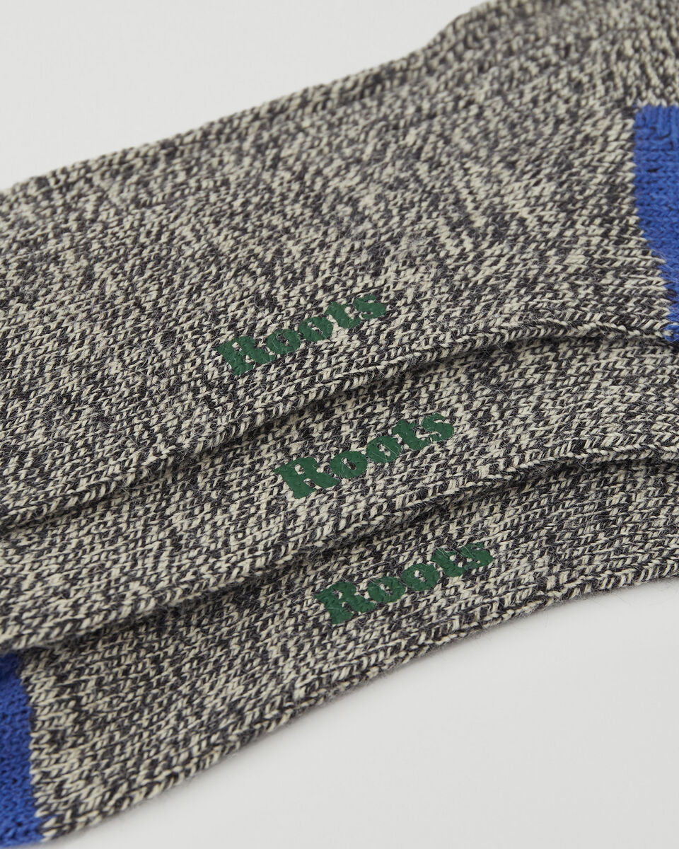 Mens Roots Pop Cabin Sock 3 Pack