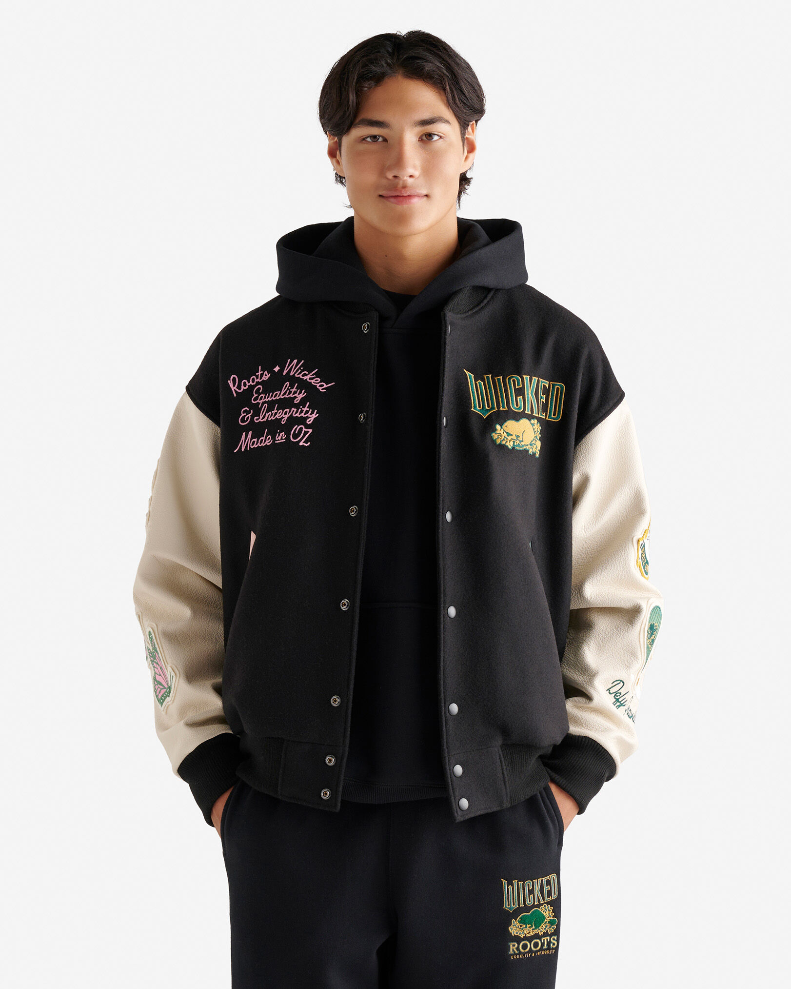 Roots X Wicked Varsity Jacket