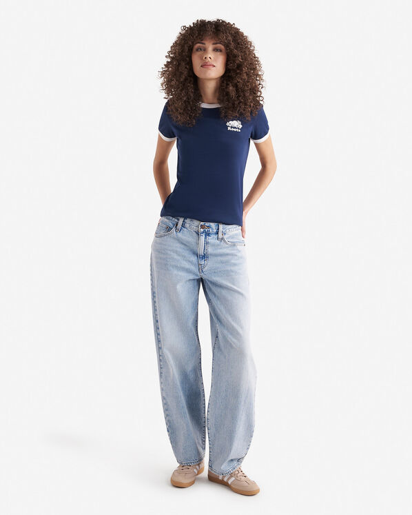 Womens Organic Cooper Ringer T-Shirt