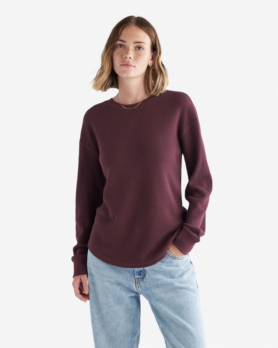 Waffle Long Sleeve Top