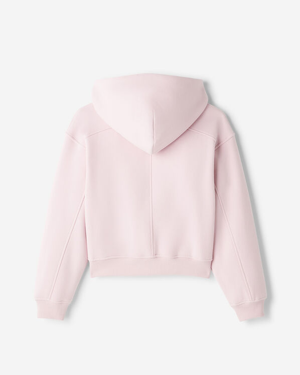 Chandail &agrave; capuchon en molleton nuage