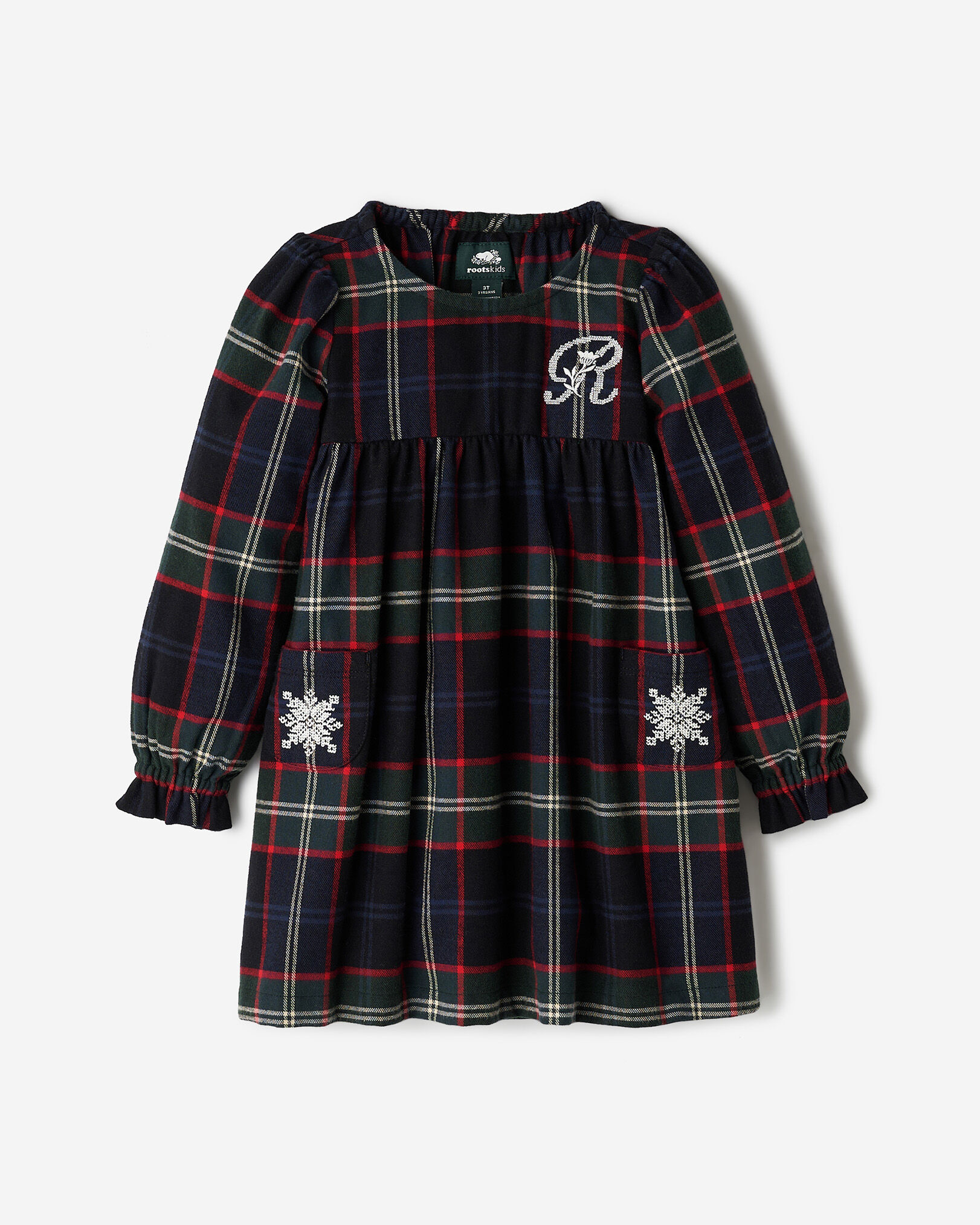 Toddler Girls Plaid Dress