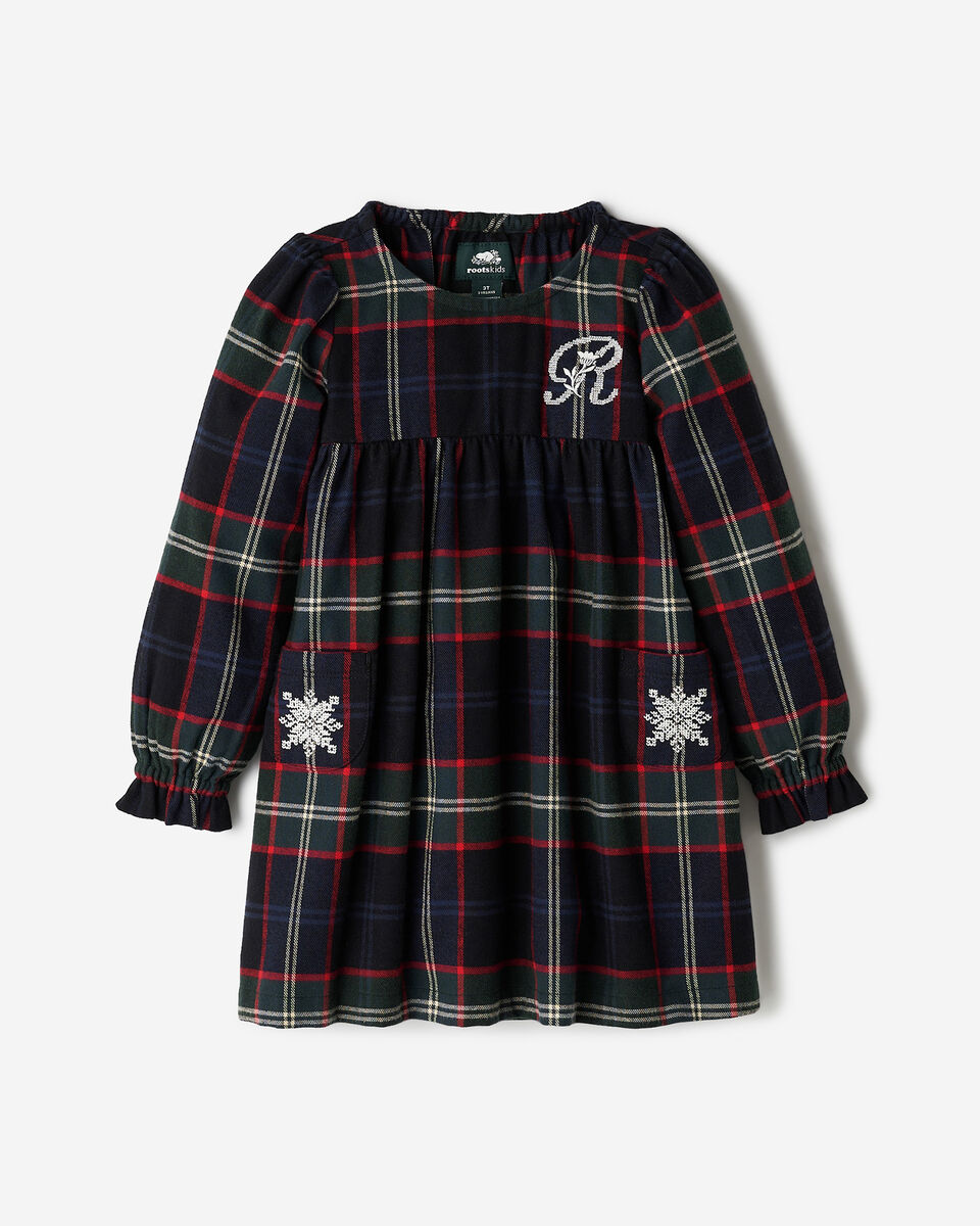 Toddler Girls Plaid Dress
