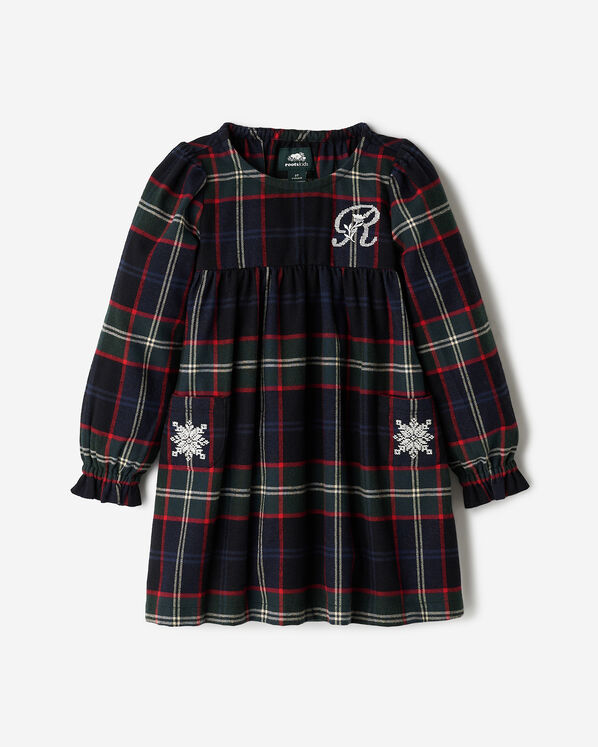 Toddler Girls Plaid Dress