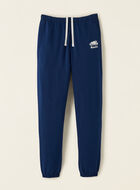 Pantalon en molleton de coton bio à taille haute Cooper